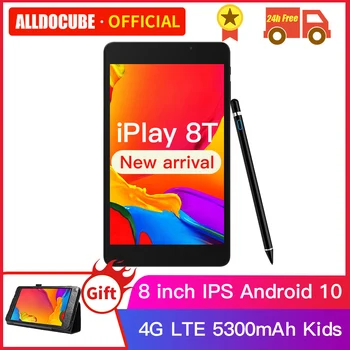 Alldocube iPlay 8T 8 colių 3GB RAM 32 GB ROM Telefono Tablečių Android 10.0 Vaikai Tablet PC 4G LTE, WIFI 9832E phonecall iPlay8T