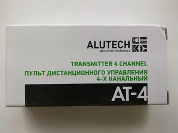 Alutech AT-4 AR-1-500-Varikliai AT-4 ASG1000 nuotolinio valdymo 433.92 MHz geležinkelių kodas 4 kanalų garažo durų, vartų nuotolinio valdymo