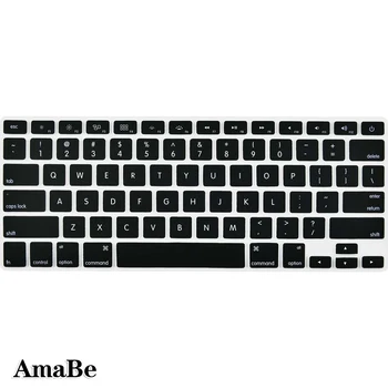 AmaBe Apple MacBook Air Pro Retina 11 12 13 15 Crystal Hard Shell Nešiojamas Raštas Atveju+Klaviatūros Dangtis+creen Raštas