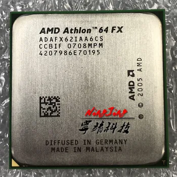 AMD Athlon 64 FX-62 FX62 FX 62 2.8 GHz, Dual-Core CPU Procesorius NAUJŲ ADAFX62IAA6CS Socket AM2