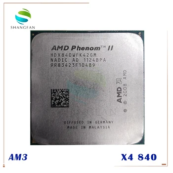 AMD Phenom X4 840 X4-840 Quad-Core CPU DeskTop HDX840WFK42GM Socket AM3