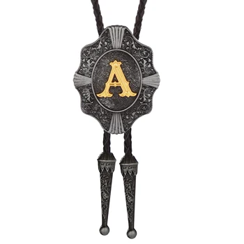 Amerikos originalus inicialai bolo kaklaraištis Gamtos shield Nėrinių 26 raidės A-Z, Pavardė Asmenybės Atsitiktinis Laukinių drabužių priedai