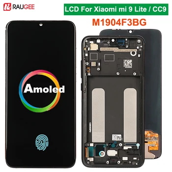 Amoled skystųjų kristalų (LCD Ekranu, Skirtas Xiaomi Mi 9 Lite M1904F3BG Su pirštų Atspaudų Funkcija Pradinį Ekraną Pakeisti MI9 Lite