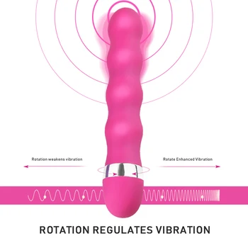 Analinis Granulės G Spot Vibratorius Moterims Analinis Kaištis Išangę Massager Klitorio Stimuliatorius Galingas Dildo Vibratorius Suaugusiųjų Sekso Žaislas Moterims