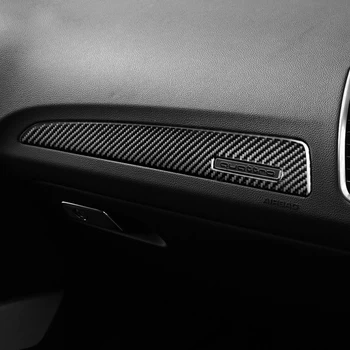 Anglies Pluošto Automobilio Salono Durų varčios Apdaila Lipdukas Audi Q5 SQ5 8R 2009-2017 Prietaisų Skydelis Juostelės, Lipdukai, Dekoras Auto Stilius