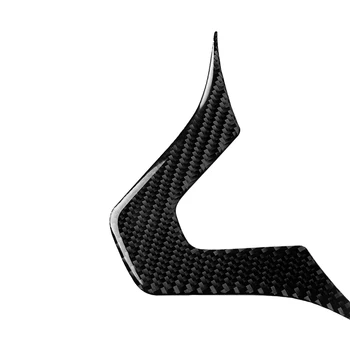 Anglies Pluošto Automobilių Stiliaus Vairas Emblema 3D Lipdukai Dekoracija Mercedes W204 W205 W211 W203 C E Klasės GLA GLC