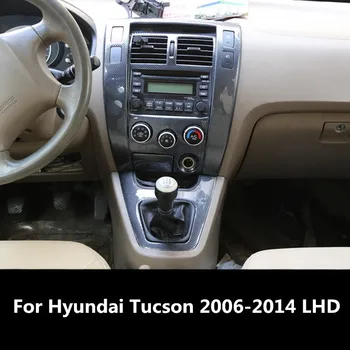 Anglies Pluošto Spausdinti Automobilių Langų Valdymo Įrankius, Skydo Lipdukas Konsolė Liejimo Apdaila už Hyundai Tucson 2006- 2012 2013