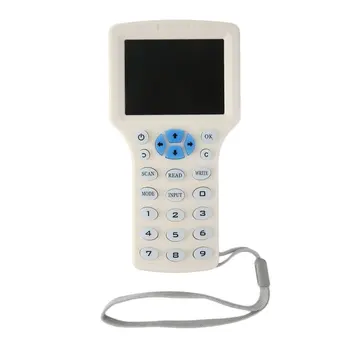 Anglų kalba 10 dažnio RDA Kopijuoklis ID IC Skaitytojui Rašytojas kopijuoti M1 13.56 MHZ užšifruotas, popierinės kopijavimo aparatų matricos Programuotojas USB NFC UID Žymeklį Klavišą Kortelės