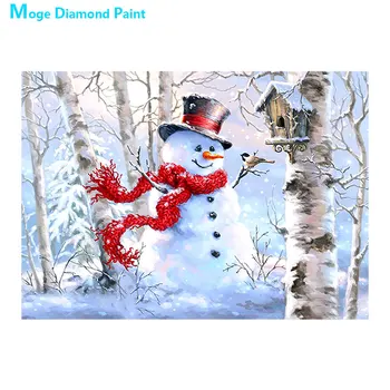 Animacinių filmų Sniego Diamond Tapyba Visą Raundą Kalėdų Dovana Naujas 
