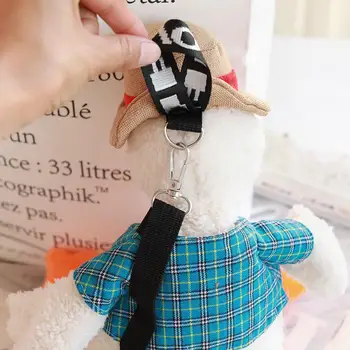 Animacinių filmų sveiki antis šuo lėlės bag kuprinė Crossbody maišelį Anime, pliušinis žaislas, minkšti gyvūnų įdaryti Gimtadienio kawaii dovana vaikui mergina