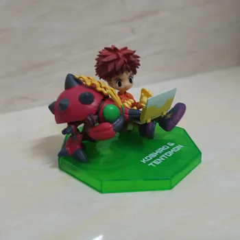 Anime Digimon Nuotykių Izumi Koushiro Tentomon PVC Veiksmų Skaičius, Kolekcionuojamos lėlės Modelio žaislas 8cm