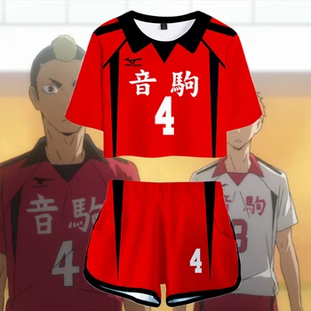Anime Haikyuu Nekoma vidurinės Mokyklos Uniformą Kuroo Tetsurou/kozumekenma Volley Ball Komanda Jersey, Cosplay Kostiumai, Sportiniai, C42A58