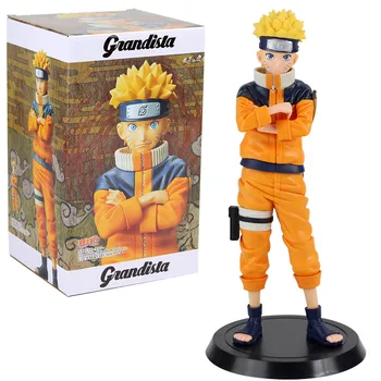 Anime Naruto Duomenys Uzumaki Naruto Uchiha Sasuke Hatake Kakashi Grandista Kolekcines, Modelį, Žaislai