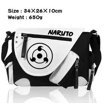 Anime Naruto Krepšys Naruto Uzumaki Animacinių Filmų Spausdinimo Pečių Maišą Unisex, Kelioniniai Krepšiai, Studentai Kuprinę Crossbody Krepšiai