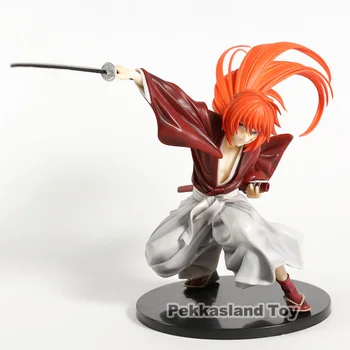 Anime Rurouni Kenshin Himura Kenshin PVC Pav Kolekcines Modelis Žaislas