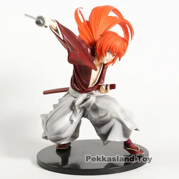 Anime Rurouni Kenshin Himura Kenshin PVC Pav Kolekcines Modelis Žaislas
