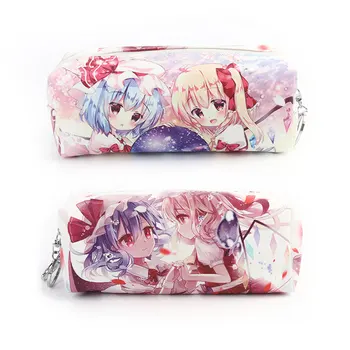 Anime TouHou Project Užtrauktukas Kosmetikos krepšys Hakurei Reimu Pobūdžio Pieštukų Dėklas Kelionės Makiažas Maišelį