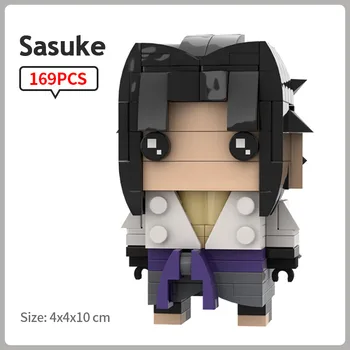 Anime Veiksmų Skaičius, Uchiha Sasuke Brickheadz SS-25483 Blokai Duomenys Vaikai Surinkti Plytos 