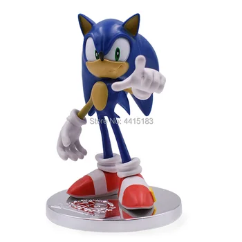 Anime Žaidimas Sonic 20-metį PVC Veiksmų Skaičius, Surinkimo Lėlės Modelio Žaislas Kalėdų Dovana Vaikams 18 cm
