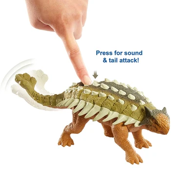 Ankylosaurus dinozaurų modelis žaislai su garso efektais naujų akcijų vaikas žaislai