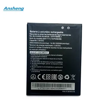 Ansheng Aukštos Kokybės 4000mAh GPGB-T11 baterija Acer Liquid T03 T04 Z630 Z630S Mobilusis Telefonas