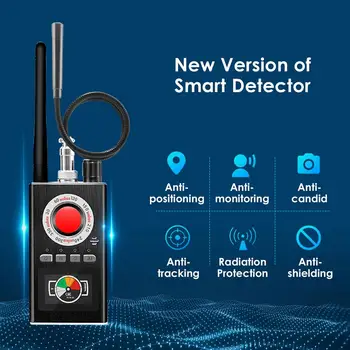 Anti Spy Detektoriumi, vaizdo kameros GSM garso jutiklis GPS signalo objektyvas RF tracker aptikti belaidį nešiojamųjų detektorius K88 Dropshipping