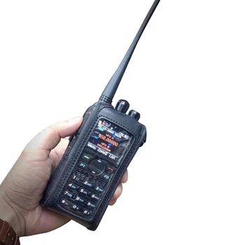 ANYTONE NE-D878UV PLIUS kumpis walkie talkie, Minkštas Odinis dėklas