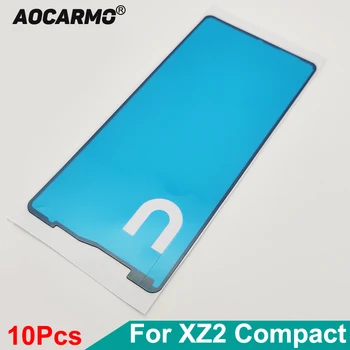 Aocarmo 10vnt/Daug Sony Xperia XZ2 Kompaktiškas Mini XZ2C H8324 Priekinis Rėmelis LCD Ekranas klijuojamas Lipdukas Klijai