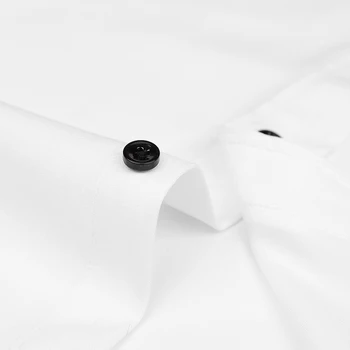Aoliwen prekės vyrų 2020 m. pavasarį nauja juoda vientisos spalvos, verslo biuro oficialų vyrų oficialaus marškinėliai, vyriški marškinėliai, sklandžiai ir kvėpuojantis