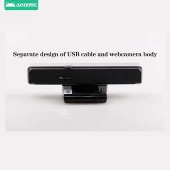 Aoni C90 Kameros, Vaizdo Konferencijos Interneto Mokymo Kamera Full HD 1080P Pažangi Triukšmo Mažinimo Privatumo Apsaugos Web Cam