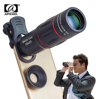 APEXEL 18 X Teleskopas Zoom Mobiliojo Telefono Lęšis iPhone Samsung 