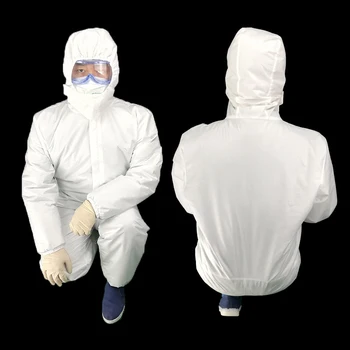 Apsauga nuo virusų kostiumas vienkartiniai apsauginiai drabužiai, Antibakterinis ir Anti-Virusų, Cheminių Apsaugos nuo Dulkių įrodymas, apsauga nuo Virusų