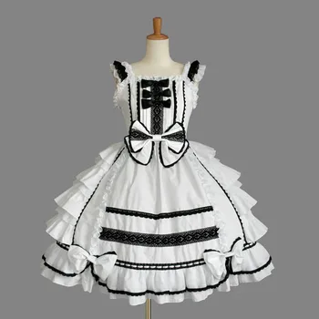 Apsirengęs Rūmų Suknelė Princesė Sijonas Lolita Akademijos Vėjo Karinio Jūrų Laivyno Lyderis Apsirengęs Lolita Apsirengęs Suknelė