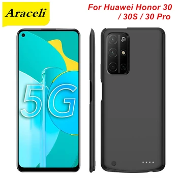 Araceli 6800 Mah Už Huawei Honor 30 30S 30 Pro Baterija Atveju, Protingo Įkroviklio Atveju Galios Banko 30 Pro Baterija Atveju