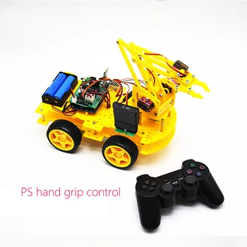 Arduin0 UNO Robotas 4wd Automobilio Rinkinio Nano Žaislas Roboto Ranka Dizaineris r3