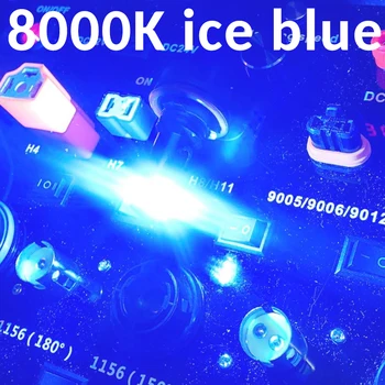 ASLENT 2VNT H8, H11 LED Automobilio Rūko Lemputės H9 HB3 9005 9006 H7 H4 10W 2000Lm 6000K Balta 3000K Geltona 8000K Blue Auto Rūko žibintas