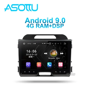 Asottu KI602 Android 9.0 PX6 automobilių dvd KIA sportage 3 4 SL 2011 2012 2013 headunit gps navigacija car multimedia