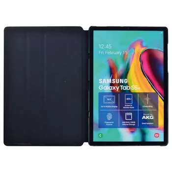 Astronautas PU Odos Tablet Case for Samsung Galaxy TabA A6/Tab/Tab E/Tab S5E Reguliuojamas Apversti Dulkėms Tablet Padengti Atveju