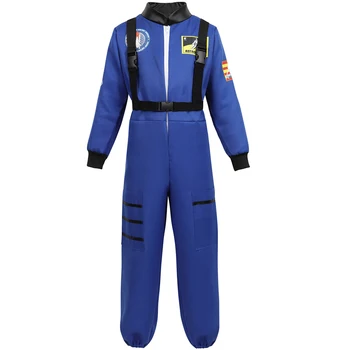 Astronautų Kostiumas Vaikams Berniukams, Mergaitėms, Paaugliams, Vaikams, Vaikų Astronautas Jumpsuit Kosmoso Kostiumą, Vaidmuo Žaisti Hoodie Cosplay Helovinas
