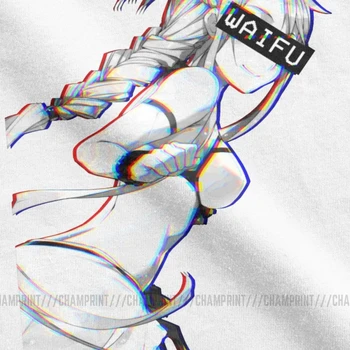 Asuna Waifu T-Shirts Vyro loli Mielas, Seksualus Vaportrash Komiksai Anime Marškinėliai Funky Medvilnės trumpomis Rankovėmis Marškinėliai, Plius Dydis Viršūnės