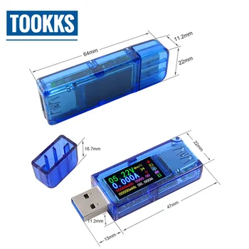 AT34 USB 3.0 Spalvotas LCD ekranas USB Testeris Voltmeter Ammeter Dabartinių Telefonų Remontas Asistentas Baterijos Įkrovimo Galia Banko Testeris