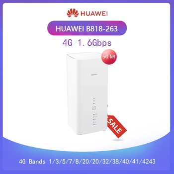 Atrakinta Huawei B818 B818-263 4G 1.6 Gbps CAT19 Premjero Maršrutizatorius B1/3/5/7/8/20/26/28/32/38/40/41/42