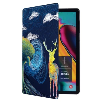 Atsparus smūgiams Tablet Case for Samsung Galaxy Tab A6 10.1/Tab 9.7 10.1 10.5/Tab E 9.6/S6 Lite 10.4/Tab 8.0/Tab S5e 10.5 Colių
