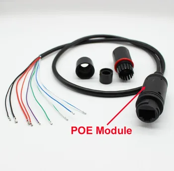Atsparus vandeniui Built-in 48V POE modulis LAN Kabelį VAIZDO IP kamerų valdybos POE Adapteris 