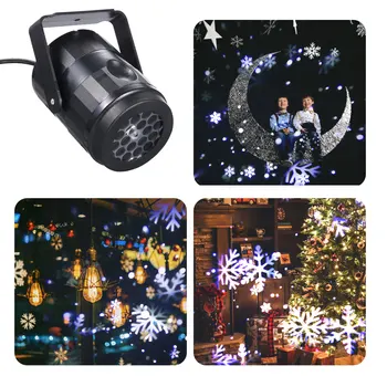 Atsparus vandeniui Juda Lazerio Projektorių Lempos AC85V-240V LED Scenos Šviesos Kalėdų, Naujųjų metų Šaliai Šviesos Kraštovaizdžio Sodo Lempos