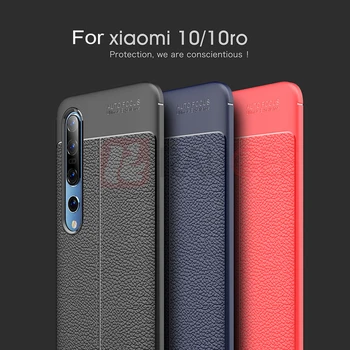 Atveju Xiaomi MI 10 Padengti Prabanga Silikono Bumpe Minkštos TPU Telefono dėklas apie Xiaomi MI 10 Pro MI10 5g Padengti Funda Pasaulio