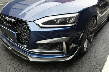 Audi A5 S5 B9 2017 2018 2019 Anglies Pluošto Priekinės Grotelės Lūpų Spoileris Bamperio Difuzorius Aukštos Kokybės Auto Priedai