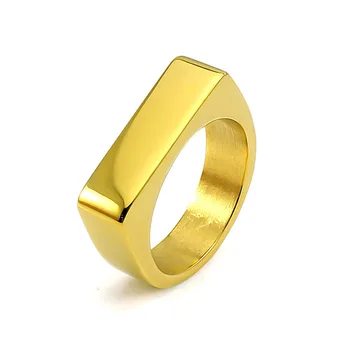 Aukso/Sidabro Spalvos Žiedas Metalinis Žiedas 