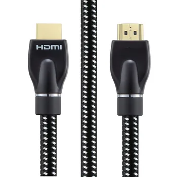 Aukštos kokybės 0,2 m 0,3 m 0,5 m 1m 1080P Micro HDMI į HDMI Auksą, Sidabrą, HDMI jungtis HDTV Projektorius Mobilųjį telefoną Butas Fotoaparatas