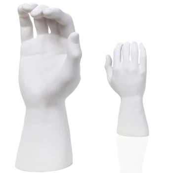 Aukštos Kokybės Balti PE Vyrų Manekeno Ranką Watch/Pirštinės Ekranas, Manikin Rankas